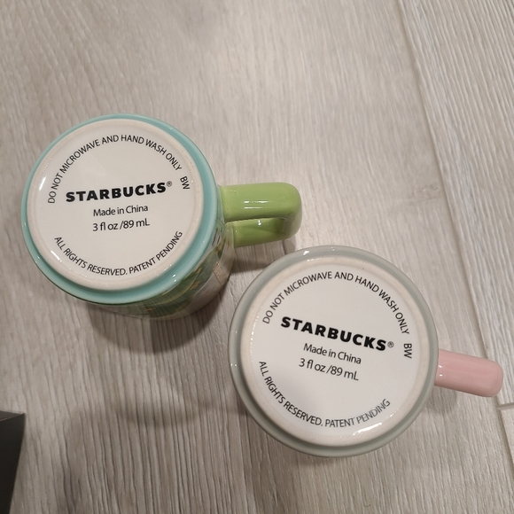 Genuine Starbucks Korea CityTour Seoul Jeju Coffee Tea Travel Demi Mug Set 89ml - Picture 5 of 7